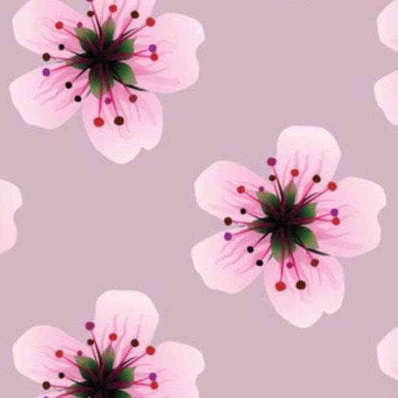 Two-toned Pink & White Triple Sakura Blossom Enameled Pin - Picture 3 of 4